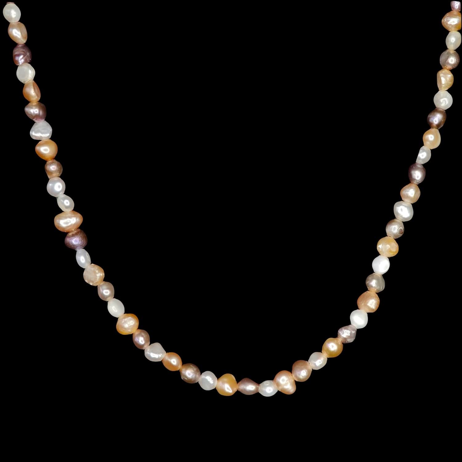 Champagne pearl necklace discount