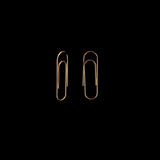 Paperclip Earring Silber
