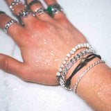 Snake Bracelet Silber