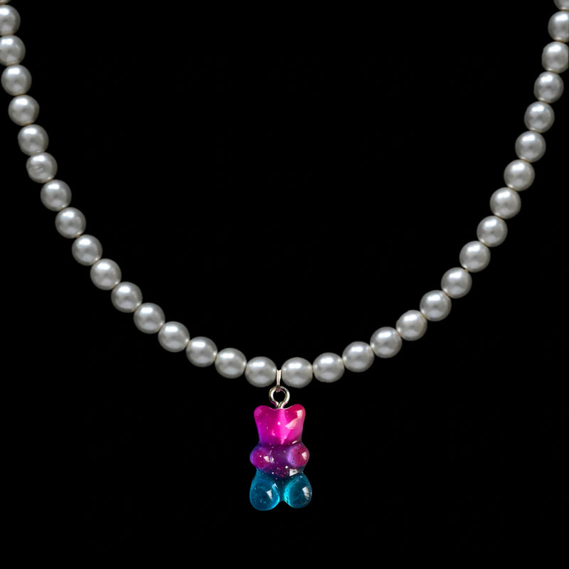 Bear Pearl Chain
