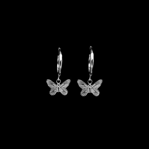 Butterfly Earring Silber