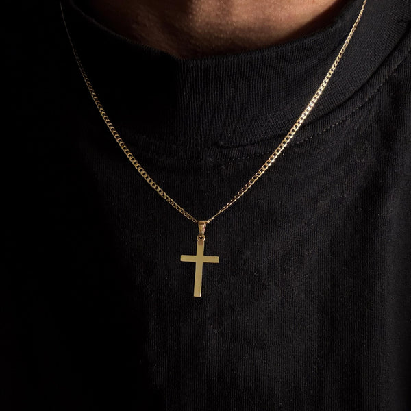 Classic Cross Chain 333 Gold