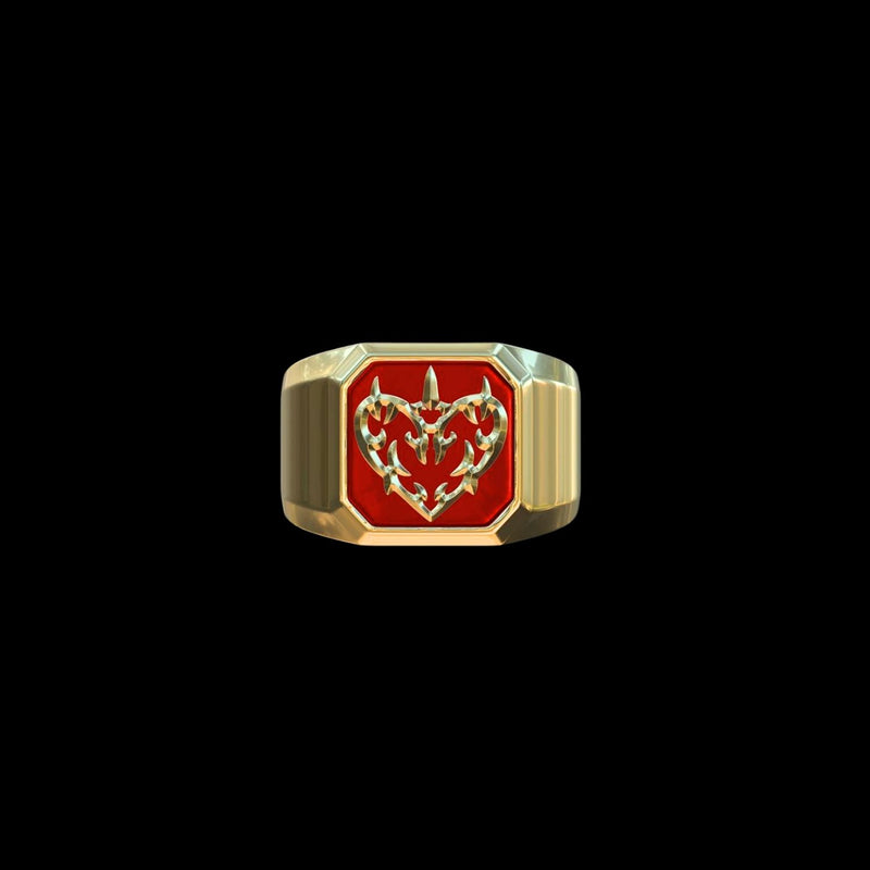 IL Signet Ring Red