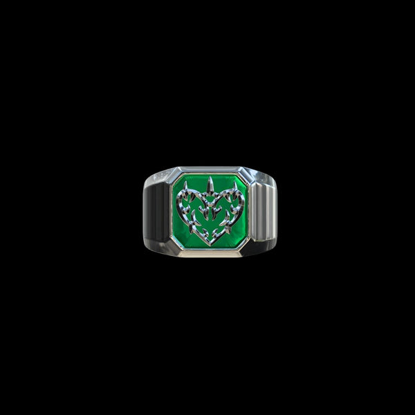 IL Signet Ring Green