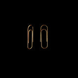 Paperclip Earring Silber