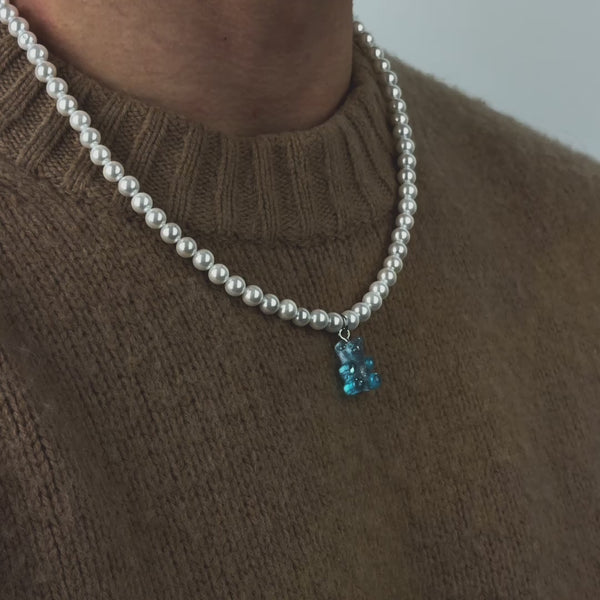 Bear Pearl Chain