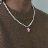 Mono Bear Pearl Chain