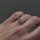 Claw Ring Silber