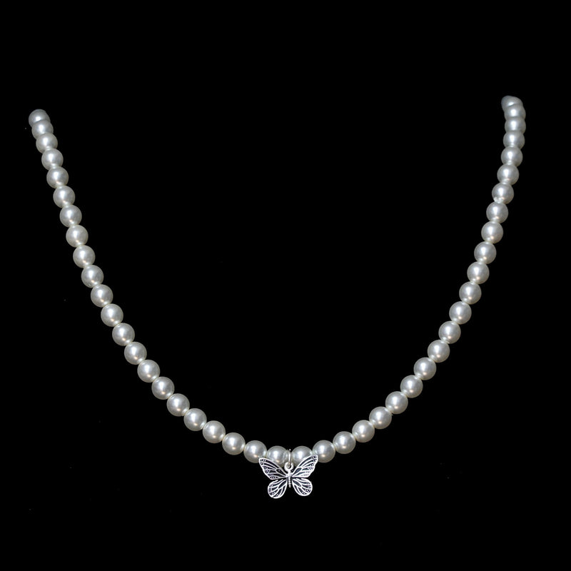925 Butterfly Pearl Chain
