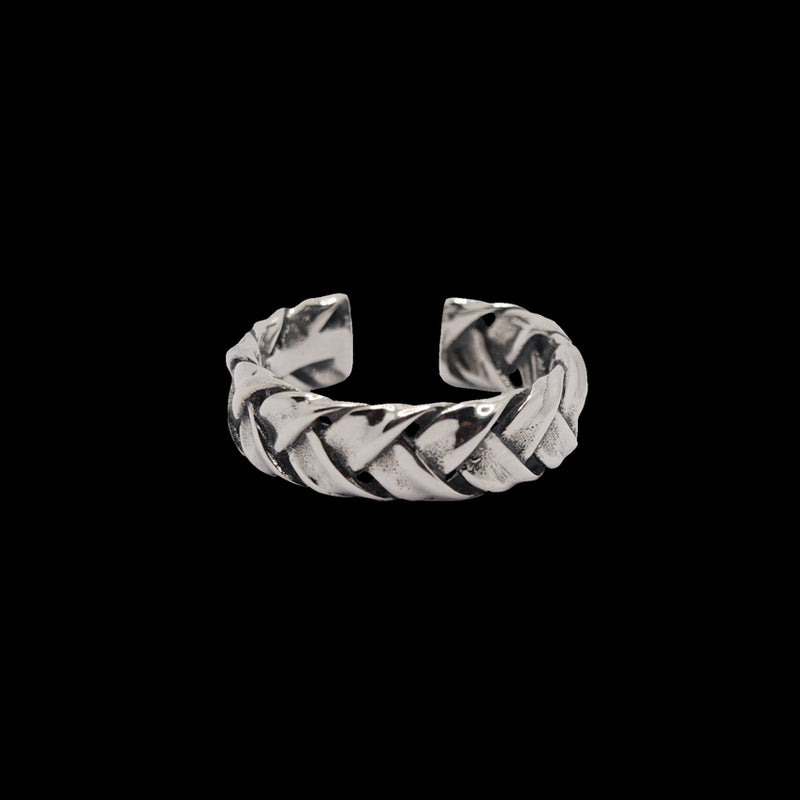 Braid Ring Silber